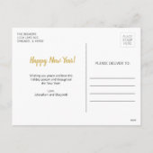 Carte postale de compte à rebours en faux papier d (Dos)