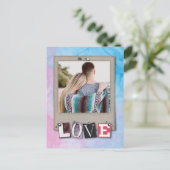 Carte postale de conception de couple mignonne (Debout devant)