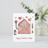 Carte postale de conception de la Saint-Valentin s (Debout devant)