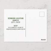 Carte postale de conception de réunion de famille  (Dos)