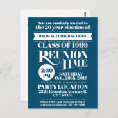 Carte postale de conception de réunion d'école (Devant / Derrière)