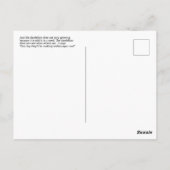 Carte postale de conception de vœux de pissenlit (Dos)