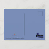 Carte postale de condoléance pour la perte de (Dos)