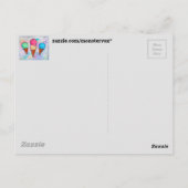 Carte postale de cônes de glace (Dos)