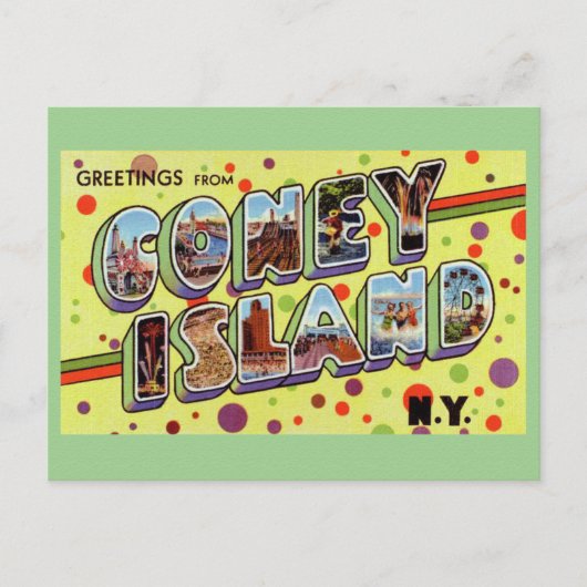 Carte postale de CONEY ISLAND New York (Devant)