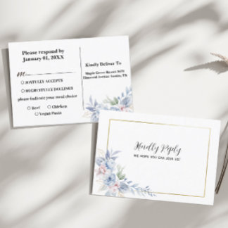 Carte postale de confirmation mariage de la liste