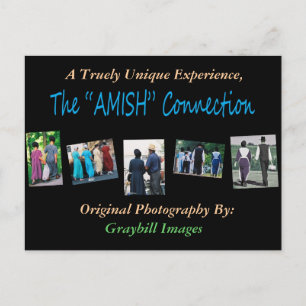 Carte postale de connexion "AMISH"