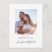 Carte postale de conservation de design minimalist (Devant)