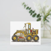 Carte postale de construction de la voie (Debout devant)