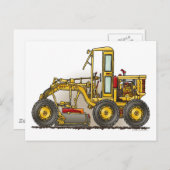 Carte postale de construction de la voie (Devant / Derrière)