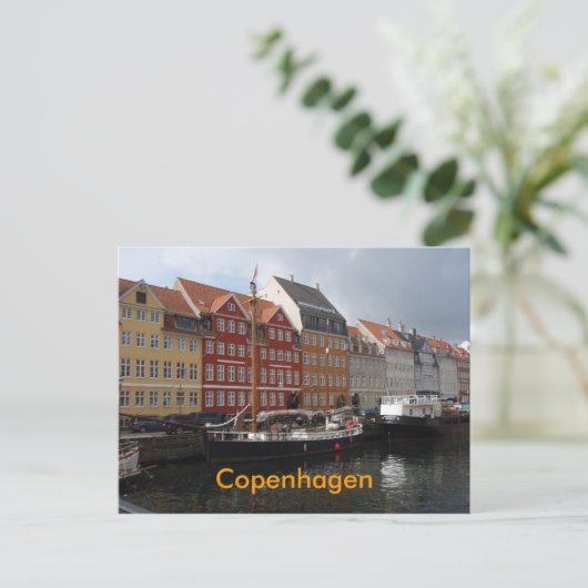 Carte postale de Copenhague (Debout devant)