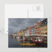 Carte postale de Copenhague (Devant / Derrière)