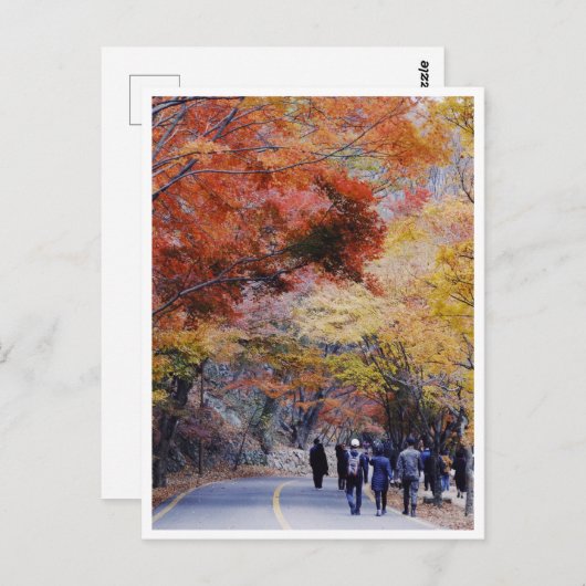 Carte postale de Corée (Devant / Derrière)