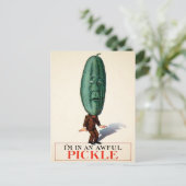 Carte postale de cornichon victorienne (Debout devant)