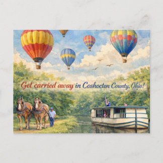 Carte postale de Coshocton Ohio