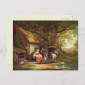 Carte postale de cottage vintage (Devant / Derrière)