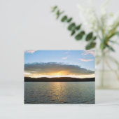 Carte postale de coucher de soleil (Debout devant)
