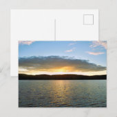 Carte postale de coucher de soleil (Devant / Derrière)