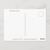 Carte postale de coucher de soleil du Minnesota (Dos)