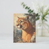 Carte postale de Cougar Mountain Lion (Debout devant)