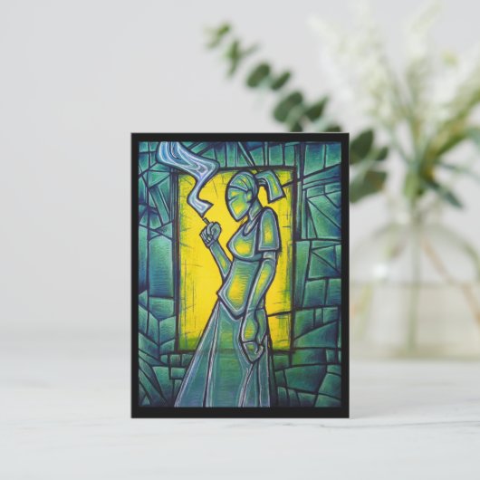 Carte postale de coupure de fumée (Debout devant)