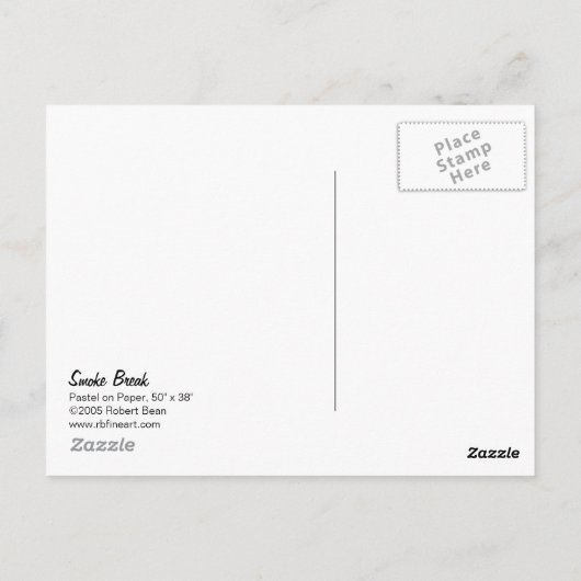 Carte postale de coupure de fumée (Dos)