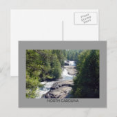 Carte postale de courant et de cascade (Devant / Derrière)