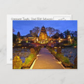 Carte postale de courrier de Bali (Devant / Derrière)