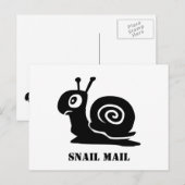 Carte postale de courrier postal (Devant / Derrière)