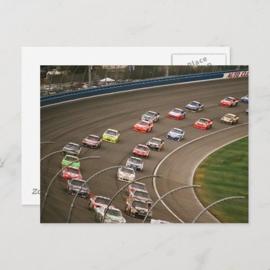 Carte postale de course (Devant / Derrière)