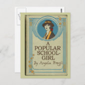 Carte postale de couverture de livre de écolière p (Devant / Derrière)