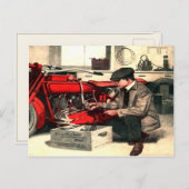 Carte postale de couverture de magazine de 1919 [t (Devant / Derrière)