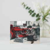 Carte postale de couverture de magazine de 1919 [t (Debout devant)