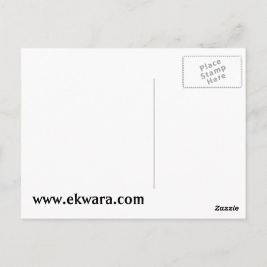 Carte postale de couverture Ekwara (Dos)