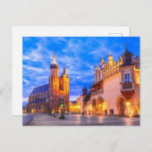 Carte postale de Cracovie, Pologne (Devant / Derrière)