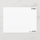 Carte postale de création de chaume WTF (Dos)