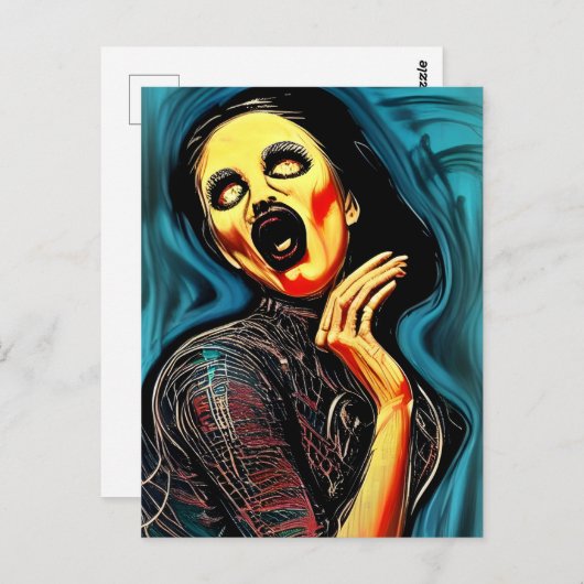 Carte postale de cri (Devant / Derrière)