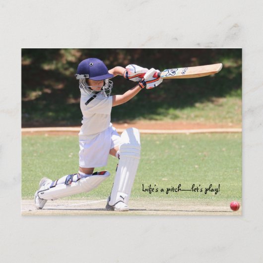 carte postale de cricket (Devant)