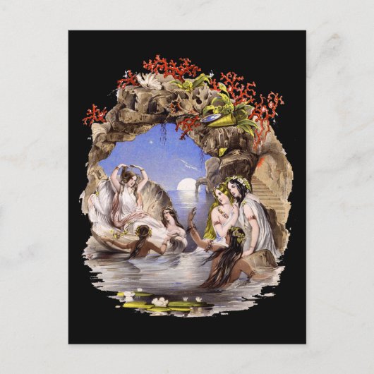 Carte postale de crique de sirène (Devant)