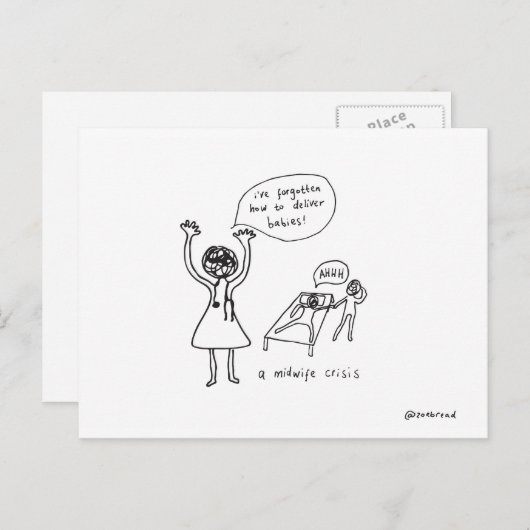 carte postale de crise (Devant / Derrière)