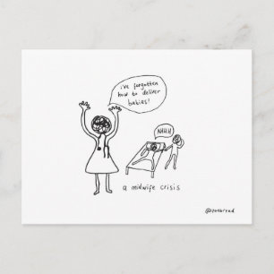 carte postale de crise