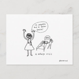 carte postale de crise