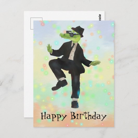 Carte postale de Croko Blues (Devant / Derrière)