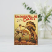 Carte postale de cru de cirque de Hagenbeck (Debout devant)