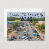 Carte postale de Cruisin' The River City 2025 (Devant / Derrière)