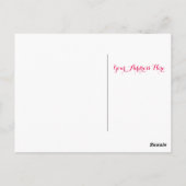 Carte postale de Cuba (Dos)