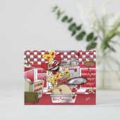 Carte postale de cuisine extrême (Debout devant)