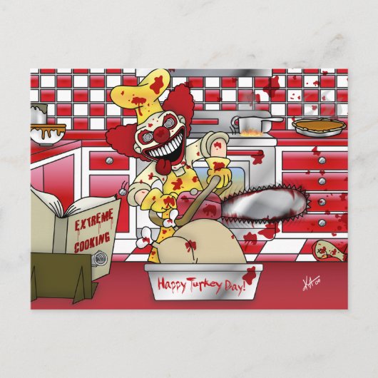 Carte postale de cuisine extrême (Devant)