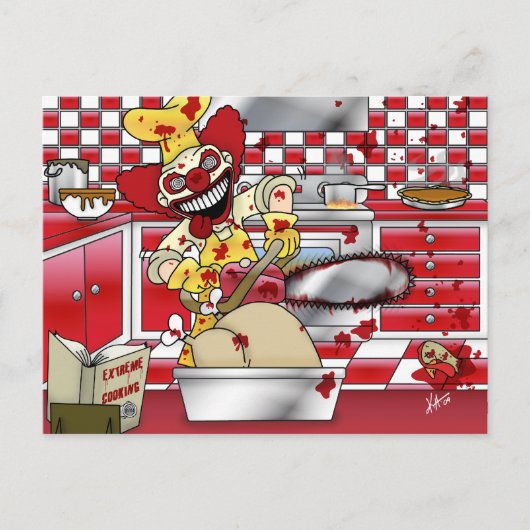 Carte postale de cuisine extrême (Devant)