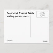 Carte postale de cuisine hantée (Dos)